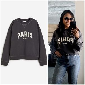 Grey Paris Sweatshirt (XL)